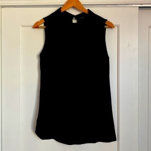 Massimo Dutti - mock-neck sleeveless blouse - XS - relaxed fit